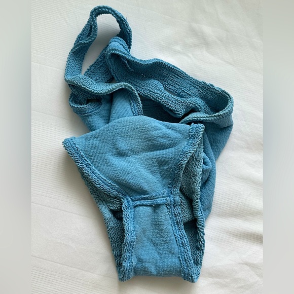 Hunza G Square Neck One-Piece - Sky Blue 💙 - Picture 3 of 7